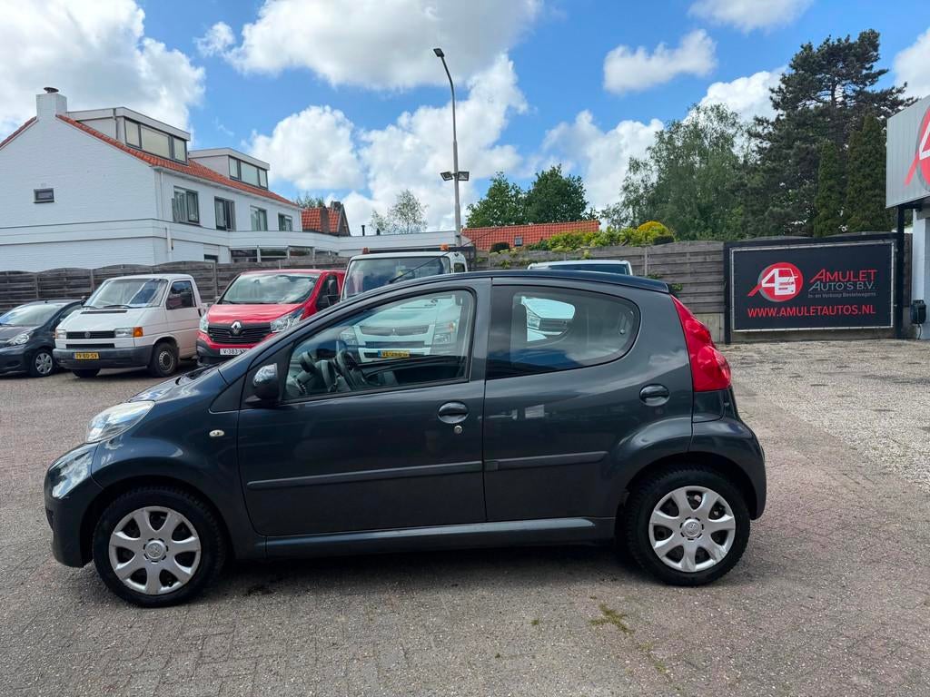 Peugeot 107 1.0-12V,AIRCO,5-DEURS,Sublime,4-2010, Auto's, Voorwielaandrijving, Stof, Gebruikt, Zwart