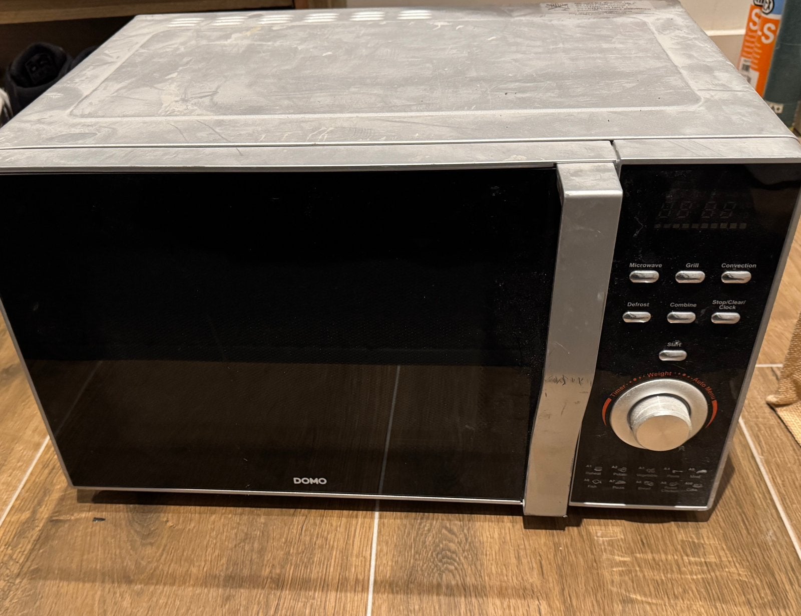 Domo Combimagnetron - Gebruikt, met grill en hete lucht, Combimagnetron, Gebruikt, Grill, Ophalen of Verzenden