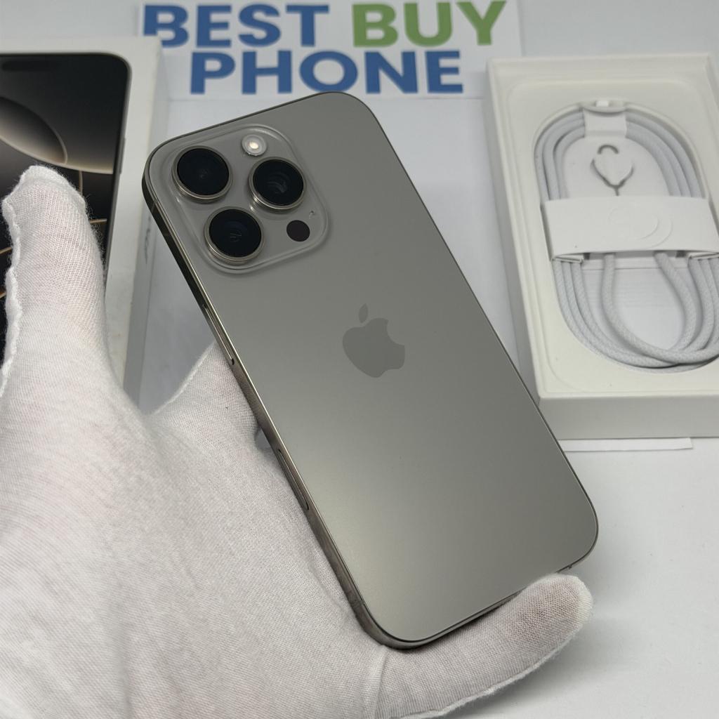 iPhone 16 Pro 128GB grijs /licht gebruikt /100% batt /garant, 128 GB, Apple, Zonder simlock, Grijs
