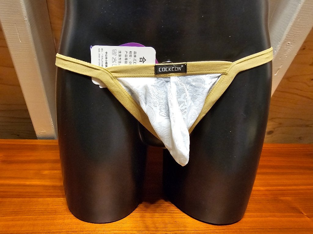 Kanten string M, Ophalen of Verzenden, Zwart, Slip