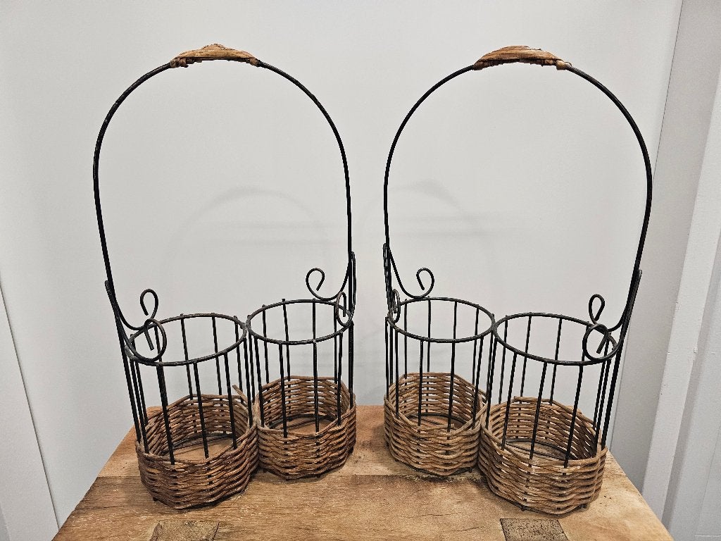 2 LEUKE BROCANTE FLESSENREKKEN, Antiek en Kunst, Curiosa en Brocante, Ophalen of Verzenden