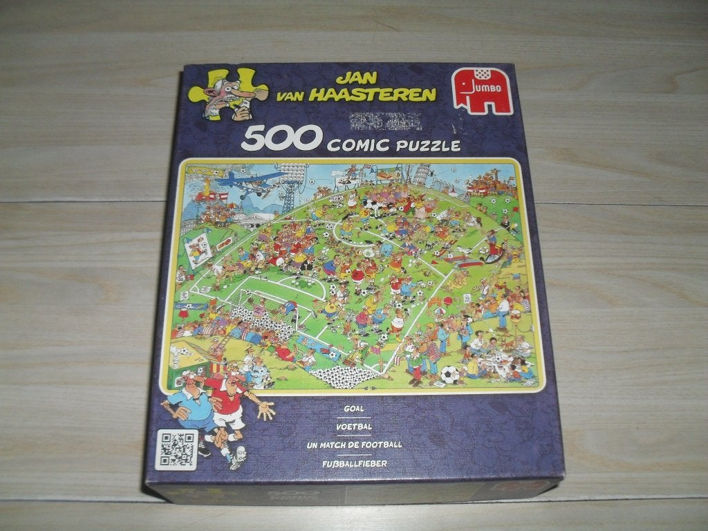 Jan van Haasteren puzzle 500 stukjes Voetbal, Ophalen, 500 t/m 1500 stukjes, Gebruikt, Legpuzzel