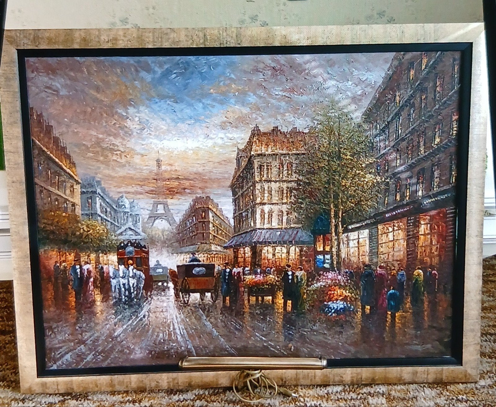 pen tekening en olieverf, Antiek en Kunst, Ophalen