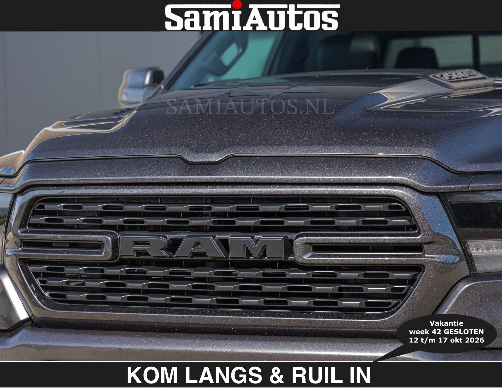 Dodge Ram SPORT | 5.7 V8 HEMI | PANORAMA DAK | €39950,- ex, Auto's, Automaat, Dealer onderhouden, 2740 kg, Gebruikt