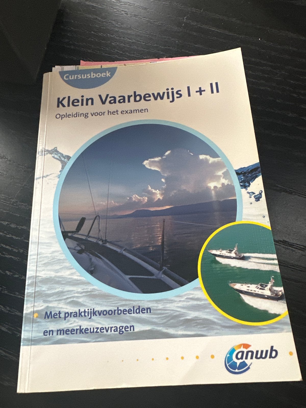 ANWB Cursusboek Klein Vaarbewijs I + II - 15e editie, Ophalen of Verzenden, Zo goed als nieuw, Overige niveaus