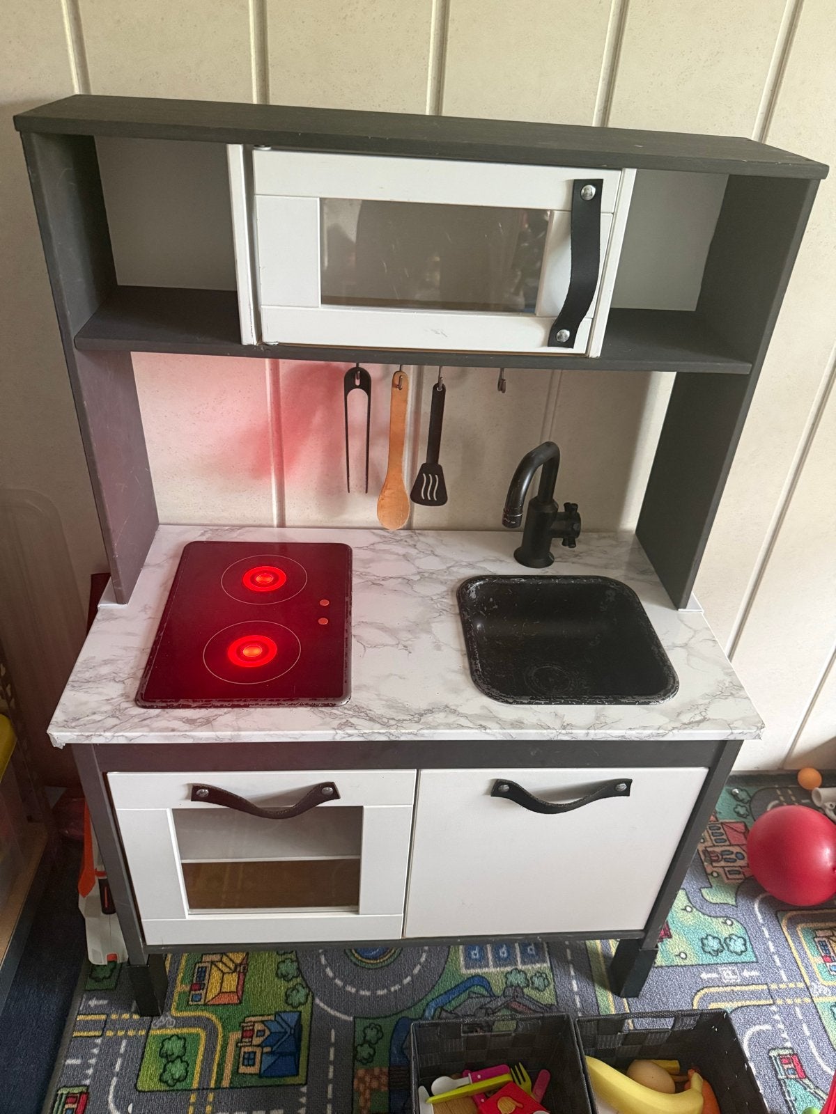 IKEA Duktig speelkeuken met accessoires, Ophalen of Verzenden, Gebruikt, Knutselen, Met licht