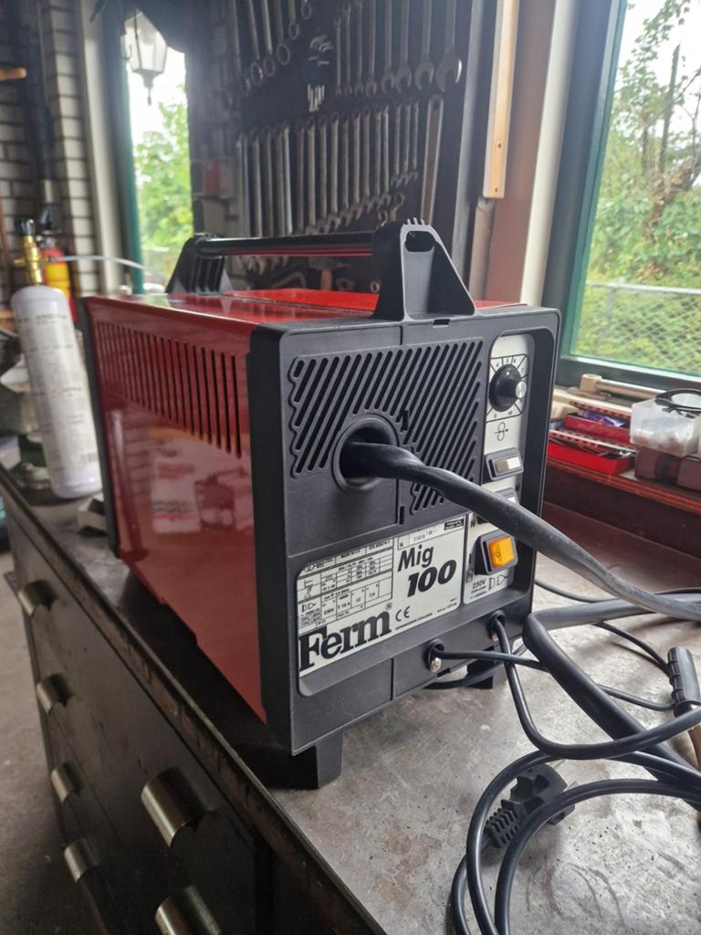 Ferm Mig 100 CO2 lasapparaat - Zo goed als nieuw, Doe-het-zelf en Verbouw, Gereedschap | Lasapparaten, Ophalen of Verzenden