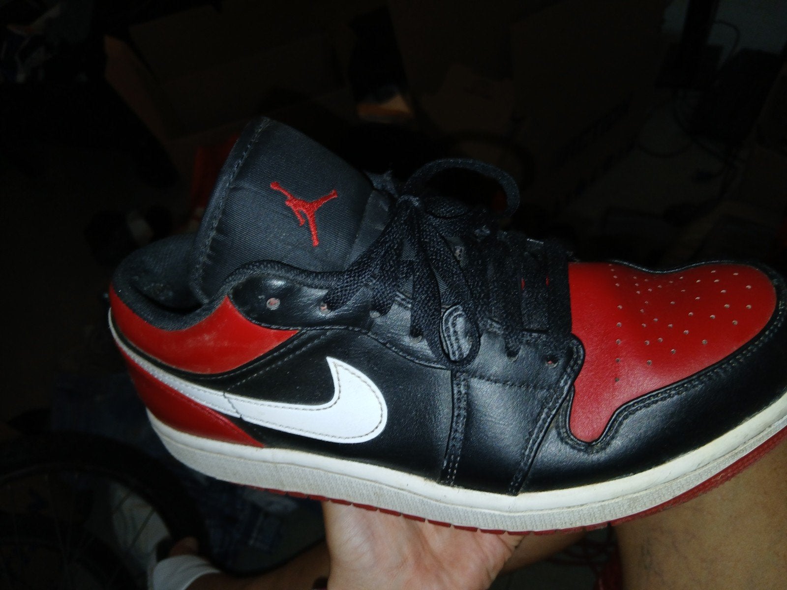 Jordan 1 Low Special Edition - Rood/Zwart/Wit, Ophalen of Verzenden