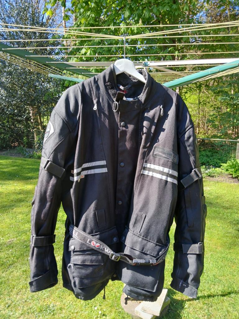 Motorjassen jacks Lookwell en Evolution, Motoren, Kleding | Motorkleding, Ophalen, Jas | textiel, Heren, Lookwell, Evolution