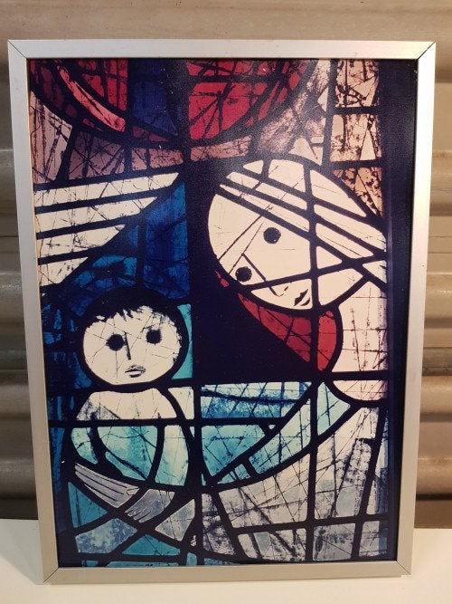 afbeelding maria en jezus surralistisch, Ophalen of Verzenden, 'T Olde Gre-j, Info@toldegrej.nl, Endepoelstraat 20f Didam