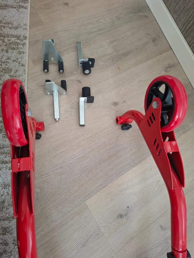 ConStands Motorfiets Paddockstand Rood, Motoren, Ophalen of Verzenden, Zo goed als nieuw