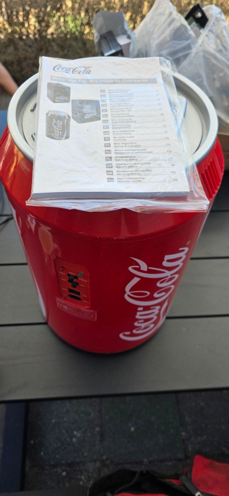Coca-Cola Mini Koelkast - Draagbare Koelbox, Zonder vriesvak, Ophalen of Verzenden, Minder dan 45 cm, Minder dan 85 cm