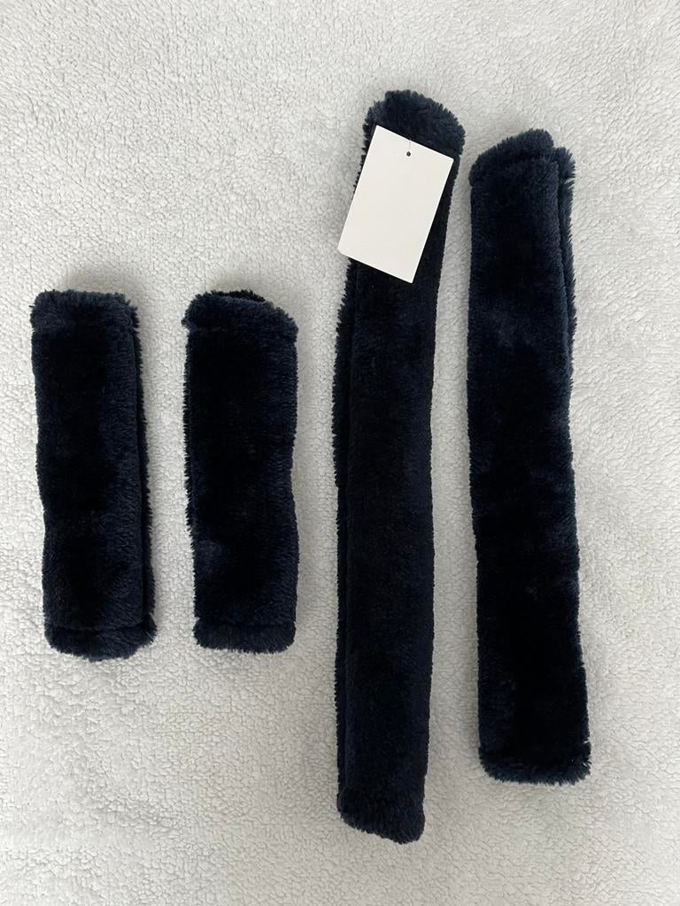 Nieuwe halster bontjes one size donkerblauw, Ophalen of Verzenden, Nieuw, Overige soorten
