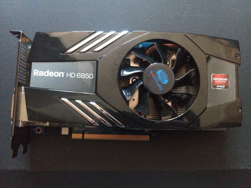 Sapphire Radeon HD 6850 1GB GDDR5 Videokaart (niet getest), AMD, HDMI, Ophalen of Verzenden, GDDR5