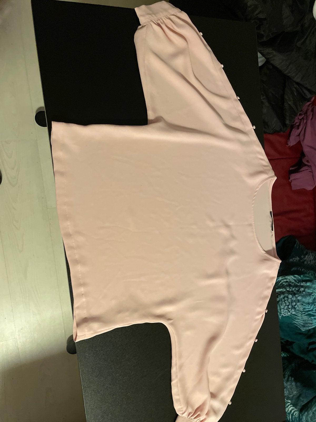 Esprit Roze Blouse met Lange Mouwen en Knopen, Kleding | Dames, T-shirts, Maat 38/40 (M), Ophalen of Verzenden, Zo goed als nieuw