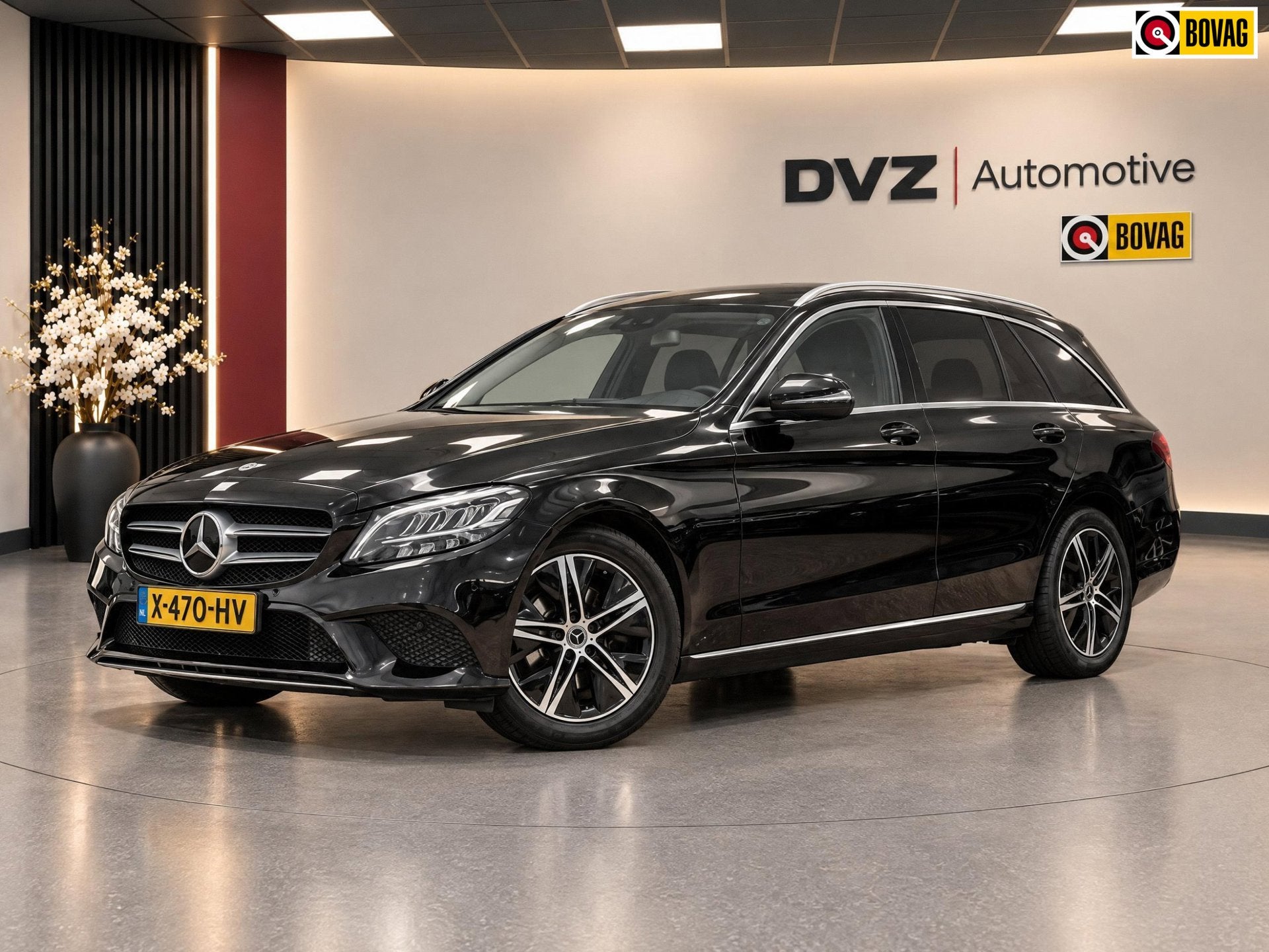 Mercedes-Benz C-klasse Estate 180 d Premium Pack | ACC | Cam, Auto's, Dealer onderhouden, Achterwielaandrijving, 4 cilinders, Leder