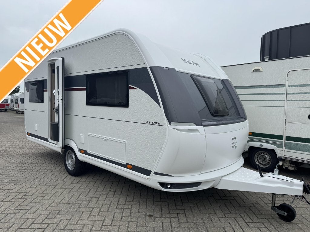 Hobby De Luxe 460 UFE, Schokbreker, Rondzit, Hobby, Bedrijf