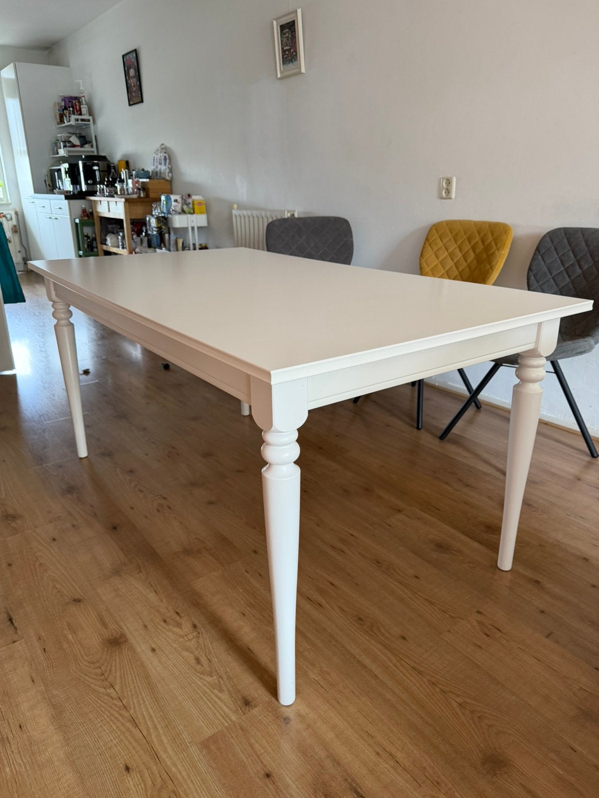 Extandable dining table | Uitschuifbare eettafel, Ophalen, 50 tot 100 cm, Zo goed als nieuw, 150 tot 200 cm