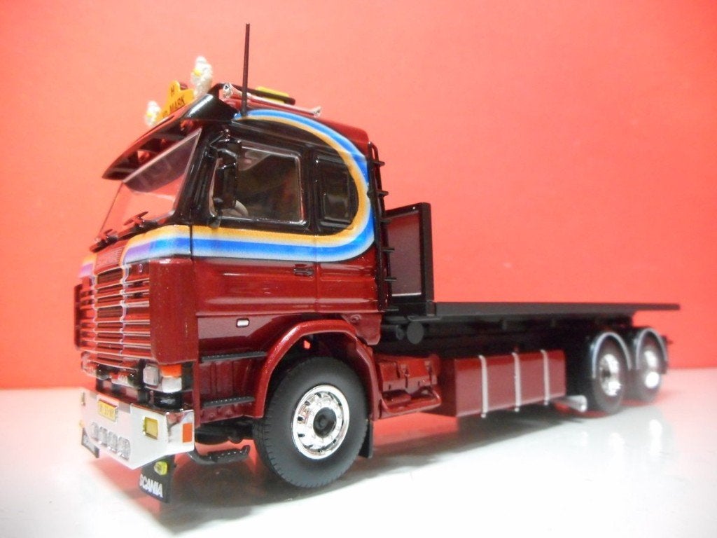 TEKNO SCANIA PATRICK VAN DER MARK 88708, Hobby en Vrije tijd, Modelauto's | 1:50, Ophalen of Verzenden, Nieuw, Bus of Vrachtwagen