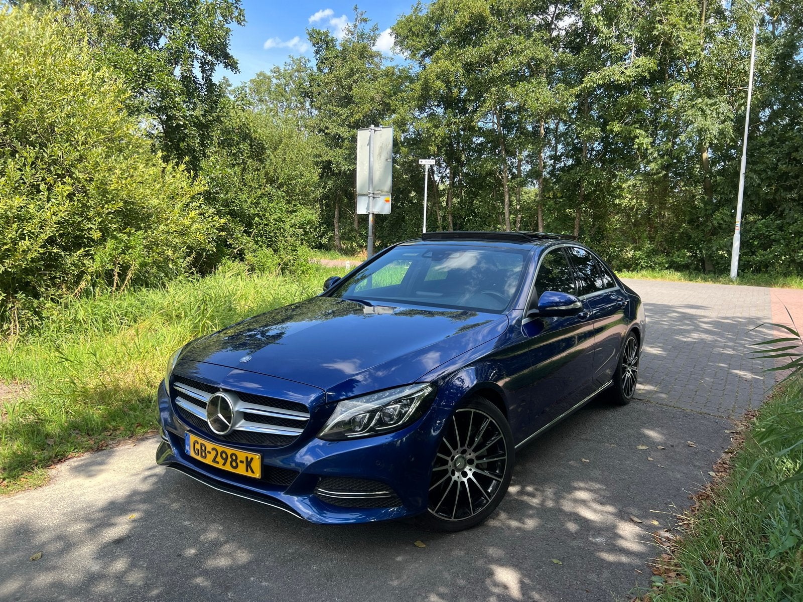 Mercedes-Benz C-Klasse C350 e Plug-in Hybrid 279pk 7G-TRONIC, Automaat, Achterwielaandrijving, Blauw, 1600 kg