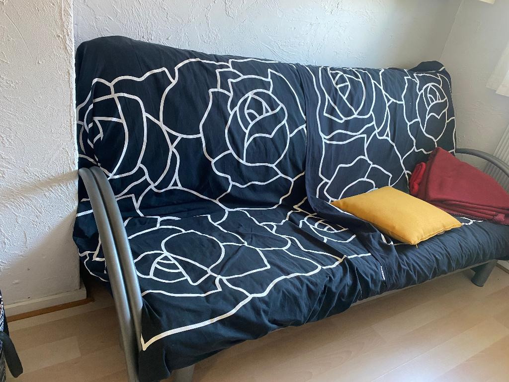 slaapbank 140x200 cm  (zitten /slapen, Ophalen, Tweepersoons, 140 cm, Zo goed als nieuw