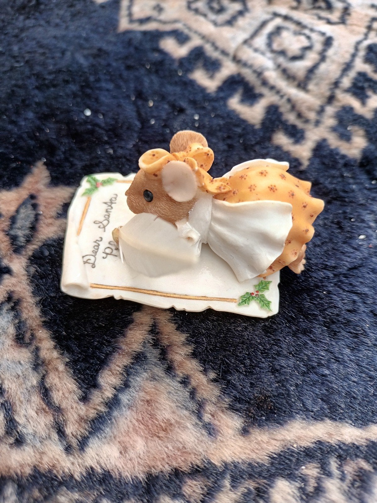 Priscilla's Mouse Tales Enesco 276235 "Dear Santa" Beeldje, Ophalen of Verzenden