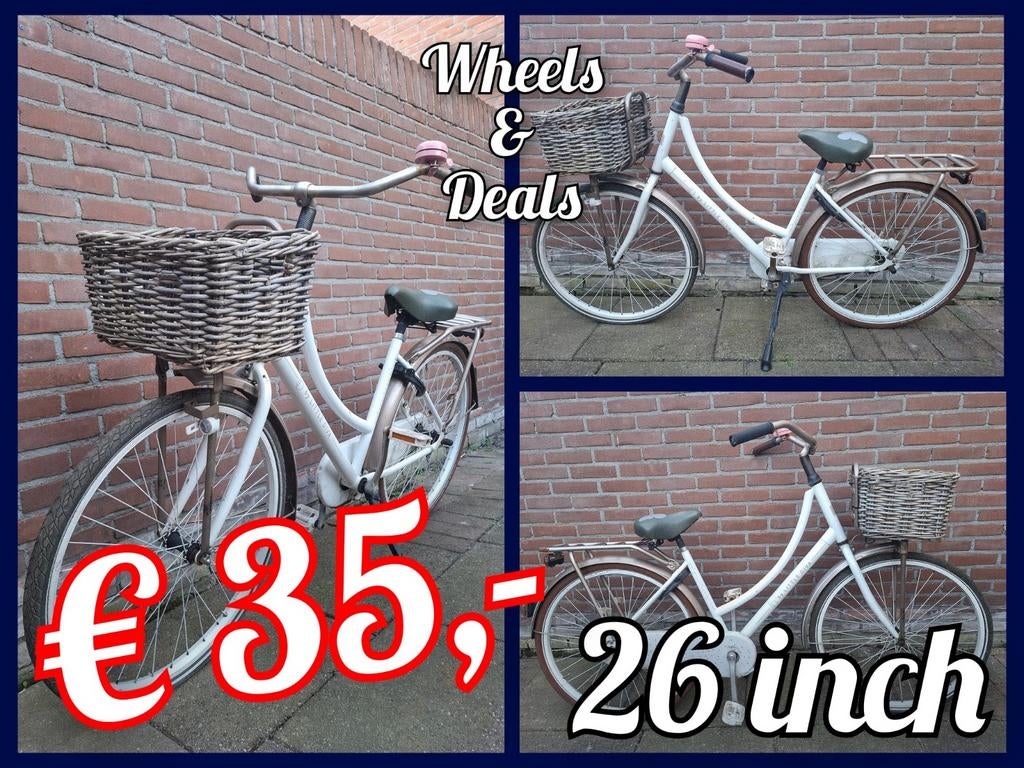 Meisjes / dames fiets  26 inch, Fietsen en Brommers, Fietsen | Meisjes, Ophalen, Gebruikt, Terugtraprem, 26 inch of meer