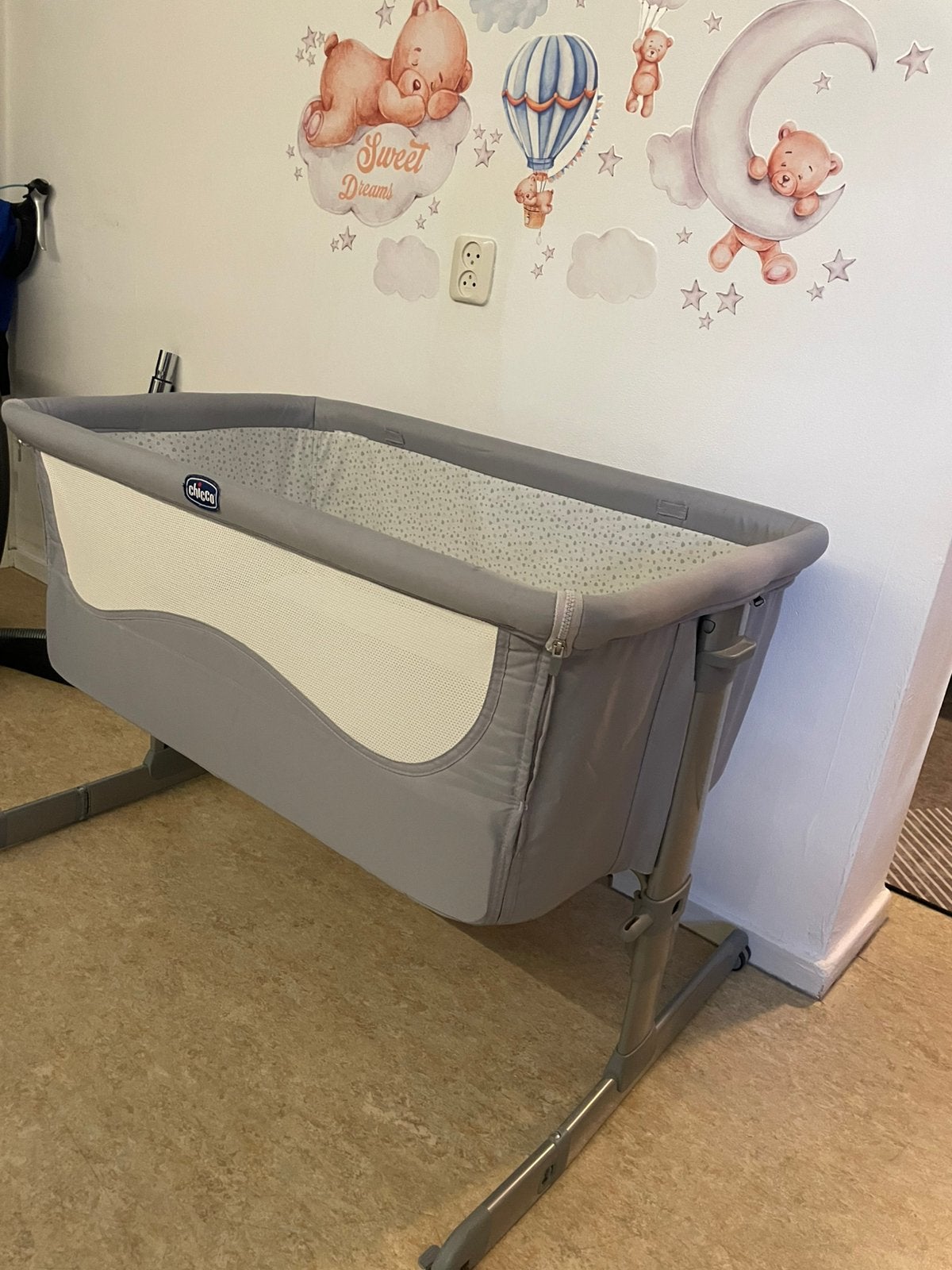 Chicco Next2me, Kinderen en Baby's, Ophalen, Zo goed als nieuw, Wieg