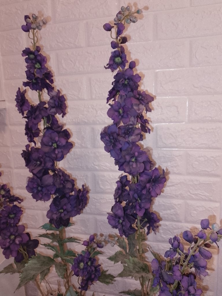 luxe Spaanse vaas Vidrios San Miguel + zijden bloemen, Ophalen of Verzenden