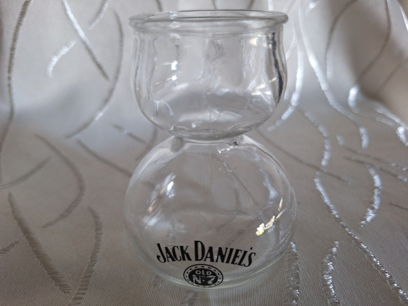 JACK DANIELS Double Bubble Chaser Jigger glaasje, Ophalen of Verzenden, Zo goed als nieuw, Borrel- of Shotglas