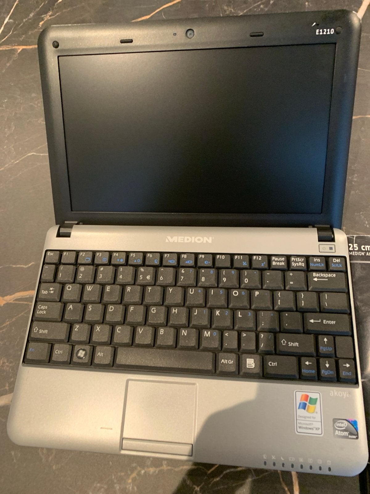 Medion Akoya E1210 Netbook - Compact en Functioneel, Gebruikt, HDD, Minder dan 4 GB, Qwerty