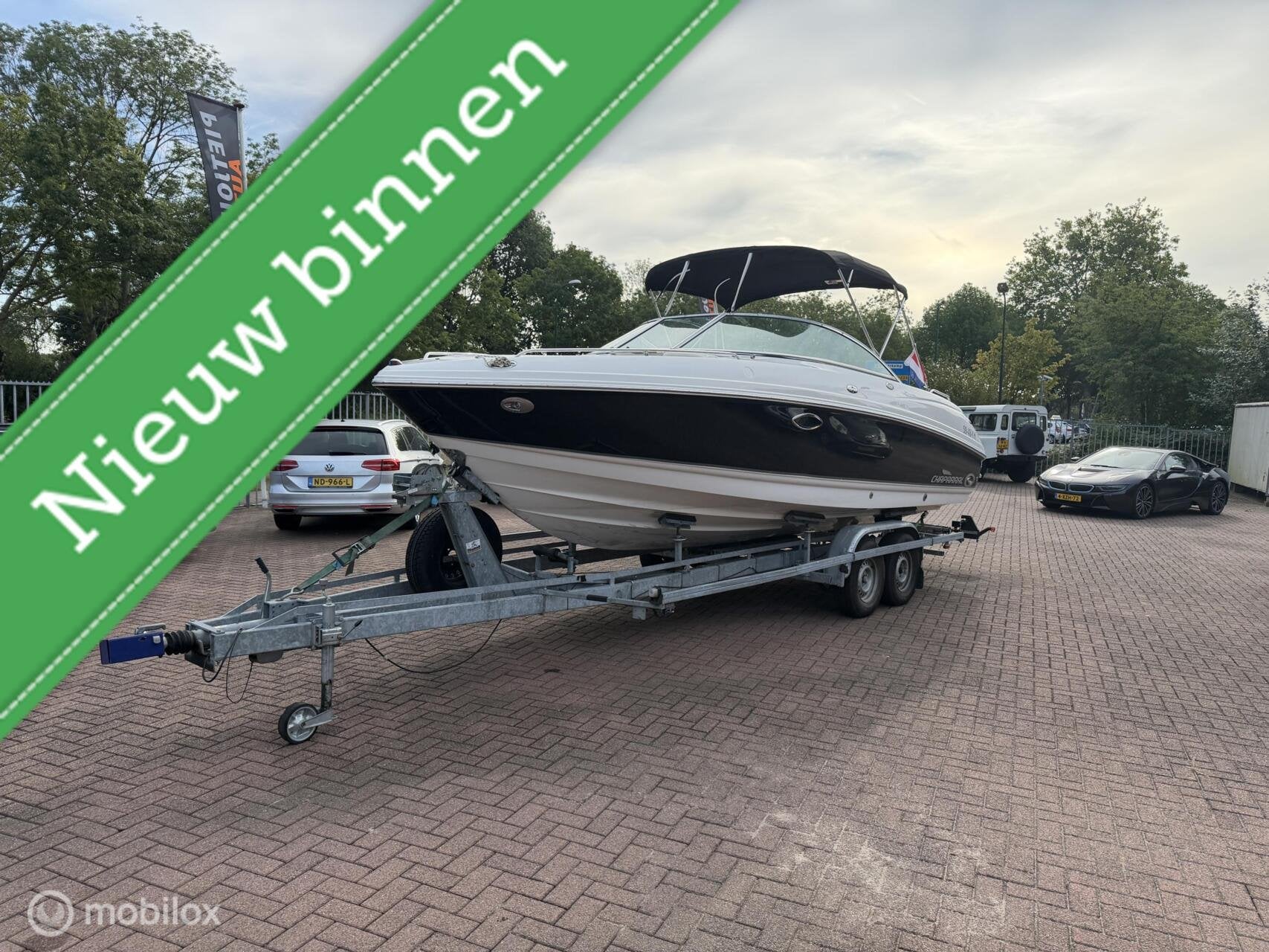 Chaparral 230SI Sport Bowrider incl Trailer Biminitop stereo, Watersport en Boten, Speedboten, Gebruikt, Wageningselaan 2b, Info@pietjouwautos.nl