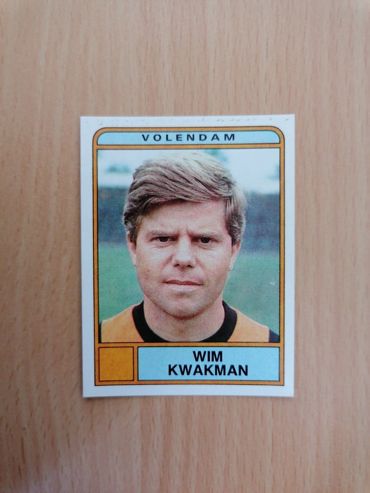 Panini Voetbal 84 #290 Wim Kwakman., Verzamelen, Ophalen of Verzenden, Zo goed als nieuw, Ajax, Poster, Plaatje of Sticker