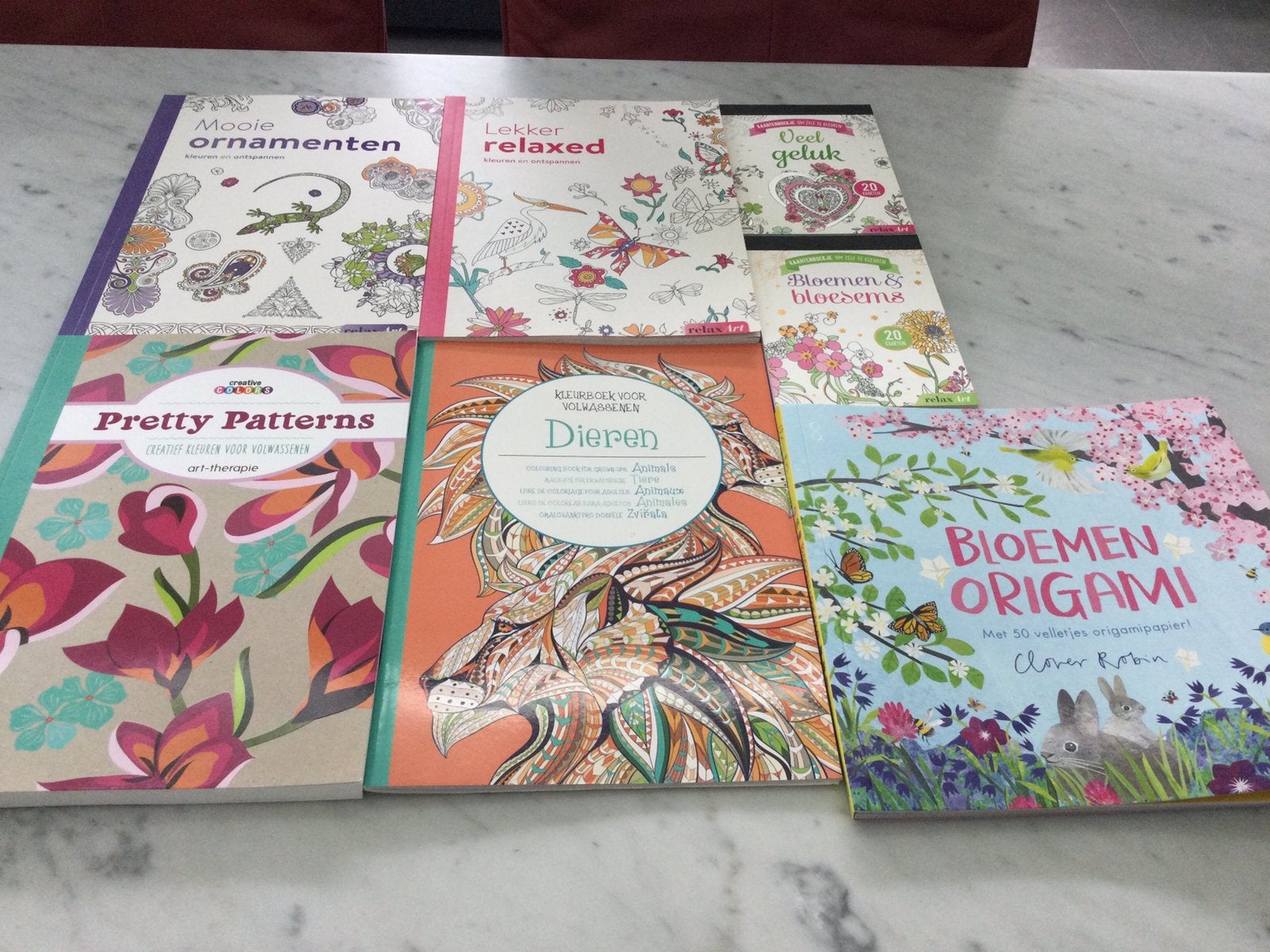 Kleurboeken voor volwassenen en bloemen origami!, Ophalen of Verzenden, Nieuw, Overige onderwerpen