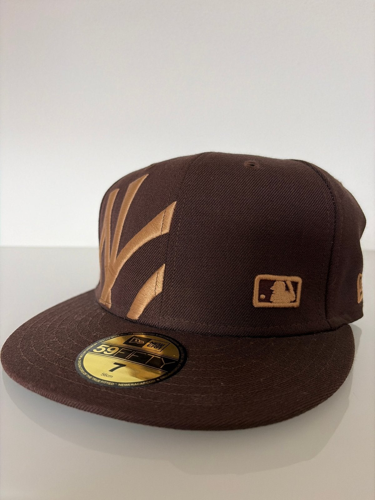 New Era 59Fifty New York Yankees pet bruin maat 56cm, Ophalen of Verzenden, Nieuw, Pet