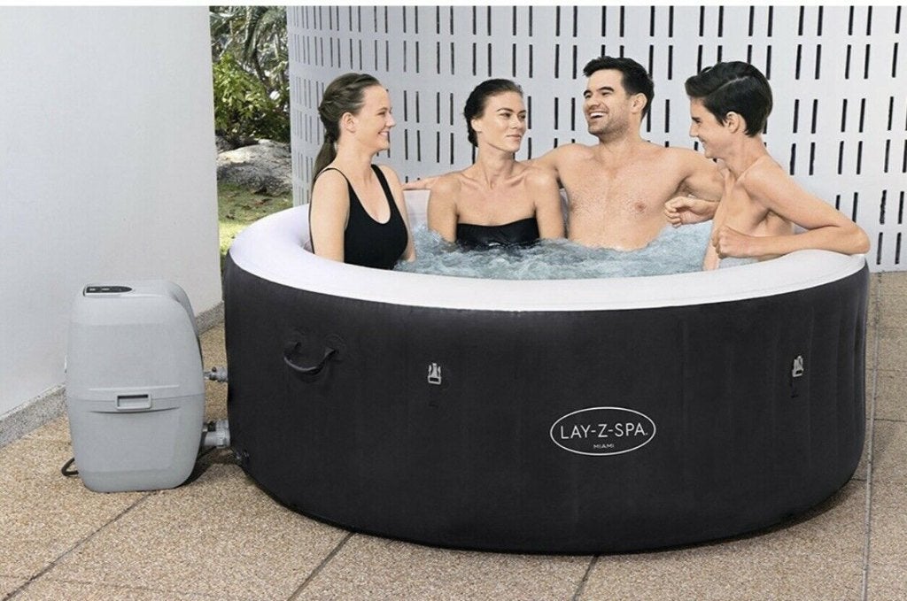 LAY-Z-SPA - Jacuzzi AirJet Whirlpool, 180 x 66 cm 4-Persoons, Ophalen of Verzenden, Nieuw