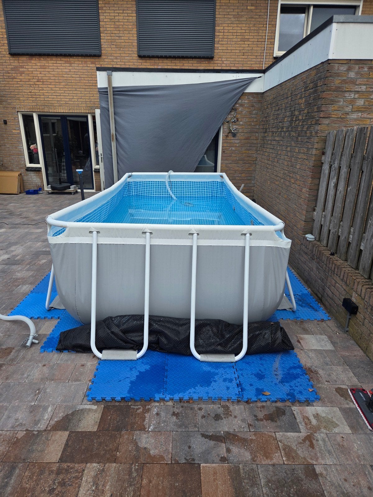 Intex Zwembad 4x2x1 meter (alleen bad), Ophalen, Gebruikt, 200 tot 300 cm, 80 tot 120 cm