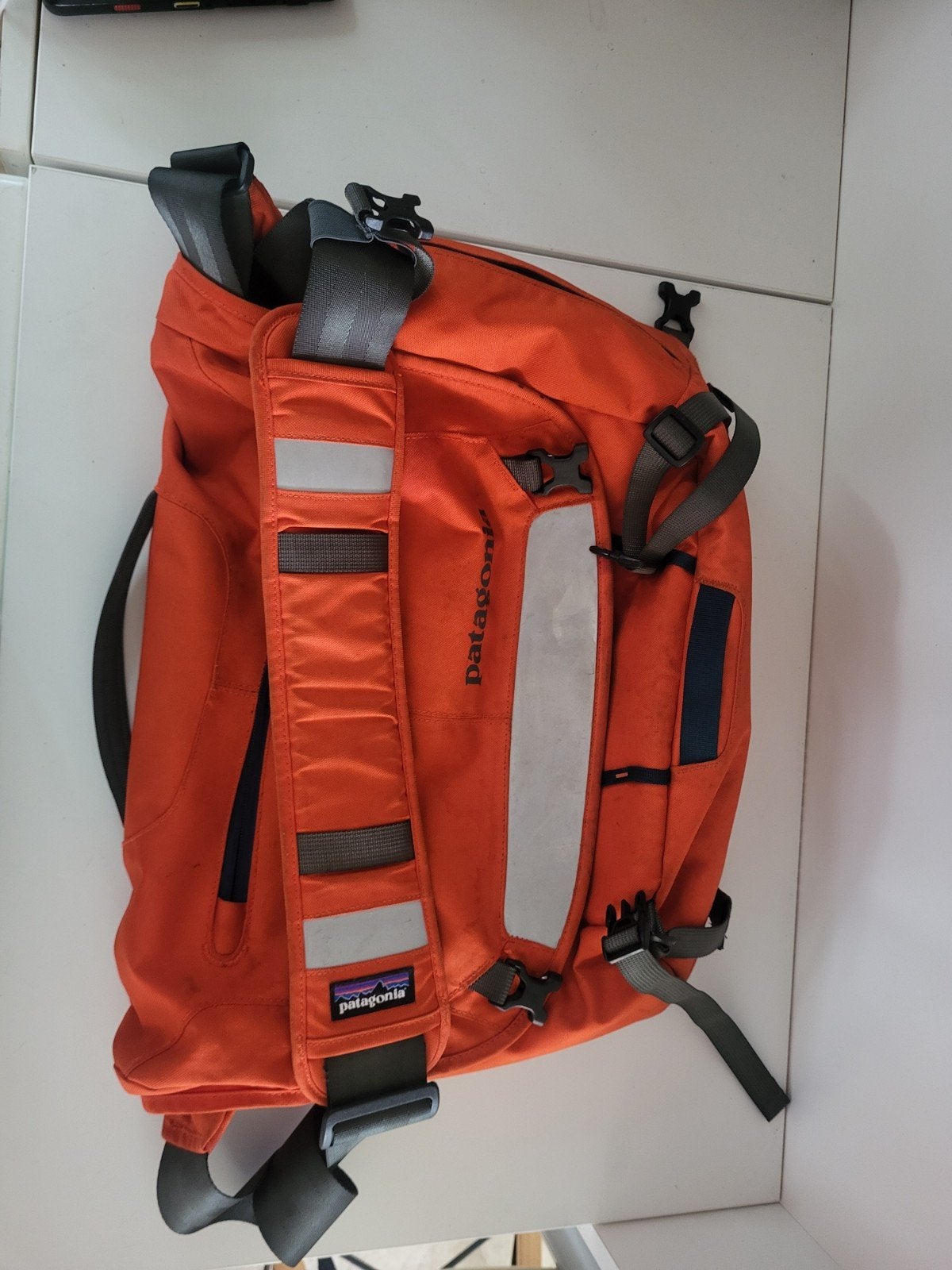Patagonia orange messenger bag schoudertas orange, Ophalen of Verzenden, Zo goed als nieuw, Oranje, Overige merken