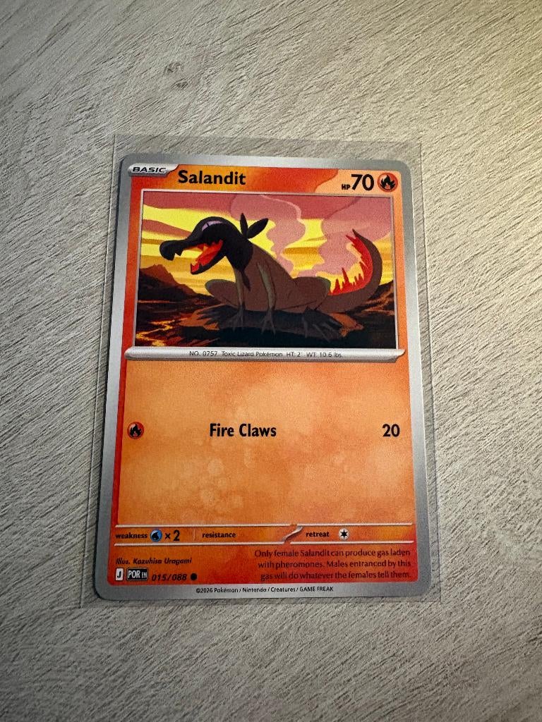 Salandit 015/088 Perfect Order - Pokémon Kaart, Ophalen of Verzenden, Nieuw, Losse kaart