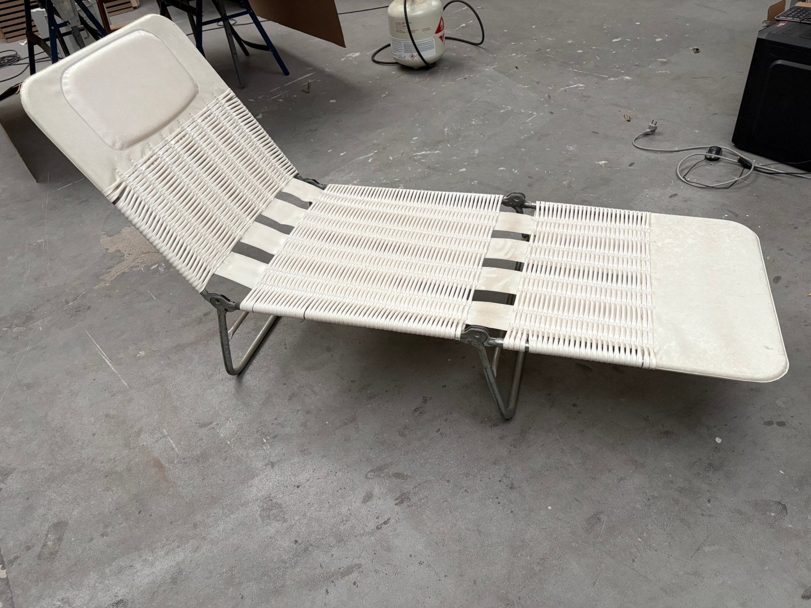 Vintage ligbed Kurz, Tuin en Terras, Ligbedden, Ophalen of Verzenden, Gebruikt