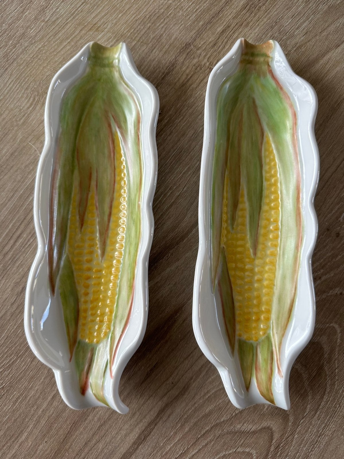 2 vintage Pillivuyt maïskolfschaaltjes, Ophalen of Verzenden, Zo goed als nieuw