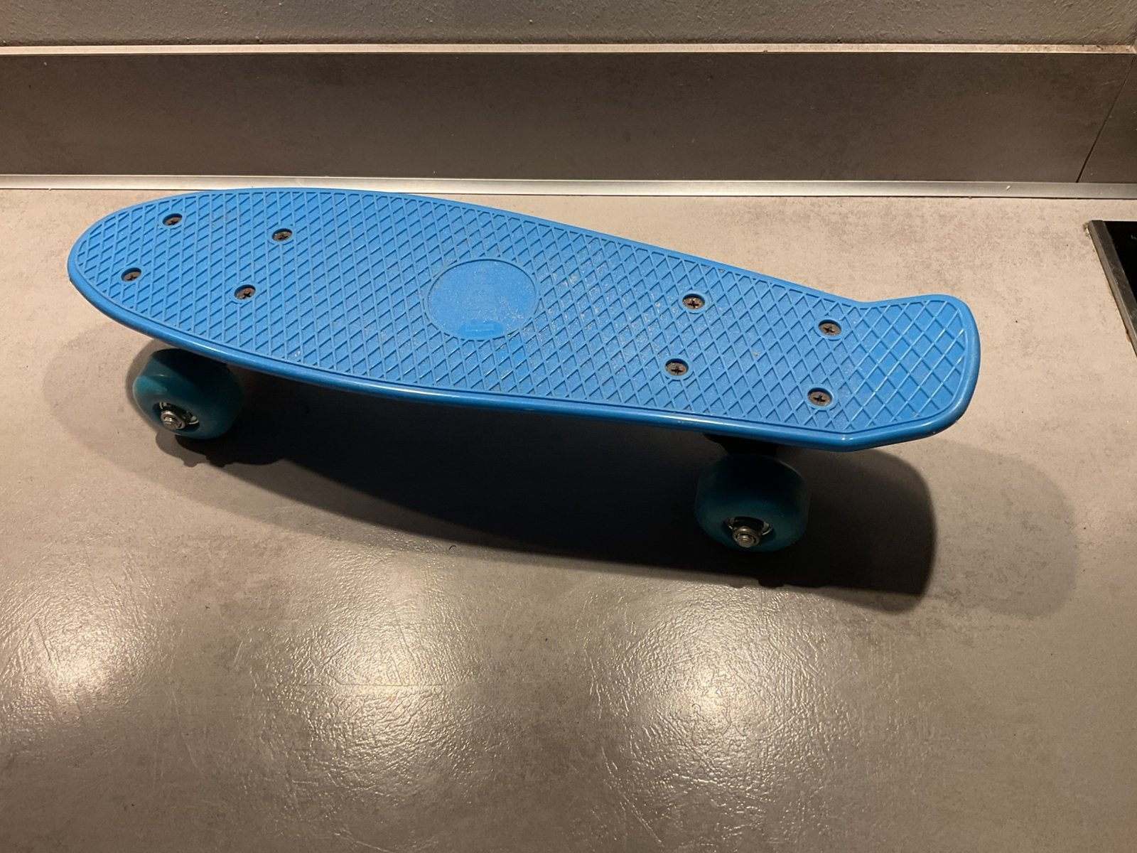 Skateboard kind blauw, Ophalen of Verzenden, Zo goed als nieuw, Skateboard