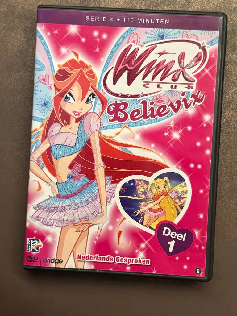 Winx Club Believix Serie 4 Deel 1 DVD - Nederlands Gesproken, Cd's en Dvd's, Avontuur, Alle leeftijden, Ophalen of Verzenden, Zo goed als nieuw