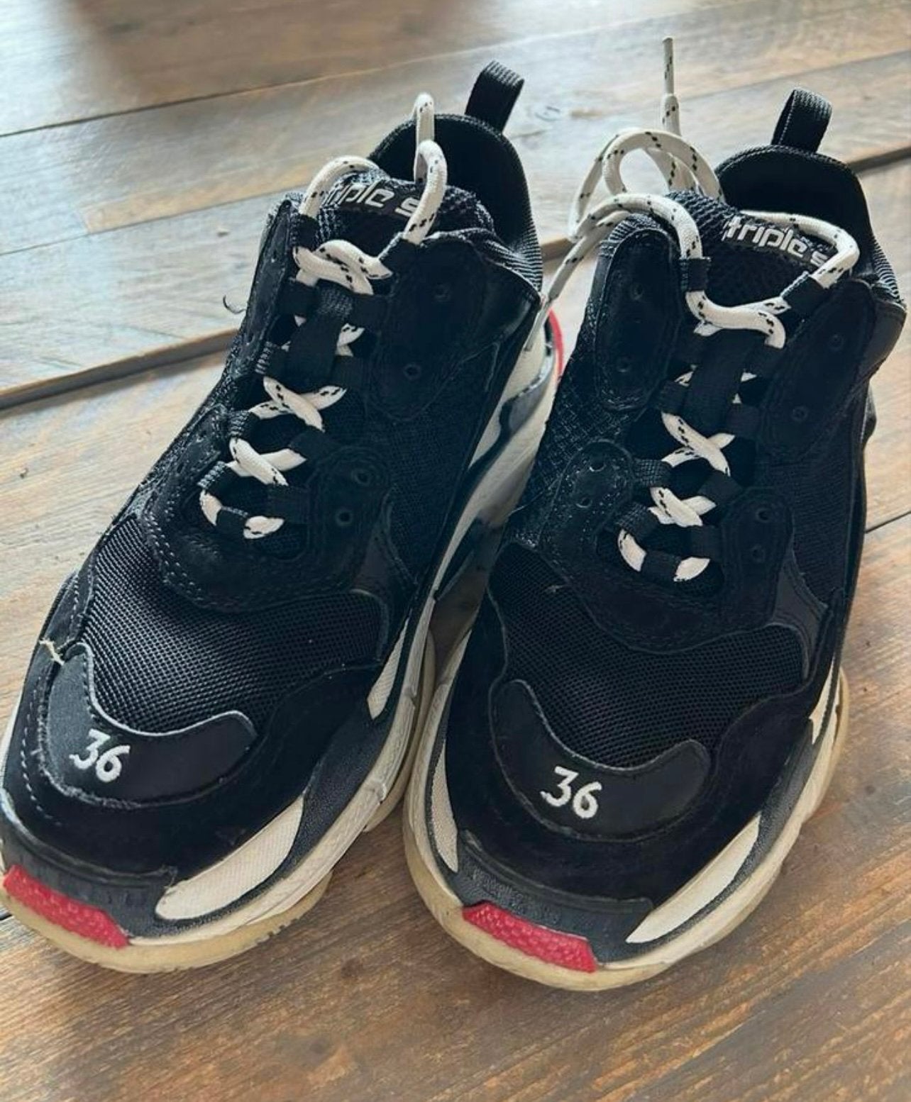 Balenciaga, Kleding | Dames, Ophalen of Verzenden, Zo goed als nieuw, Zwart, Sneakers of Gympen