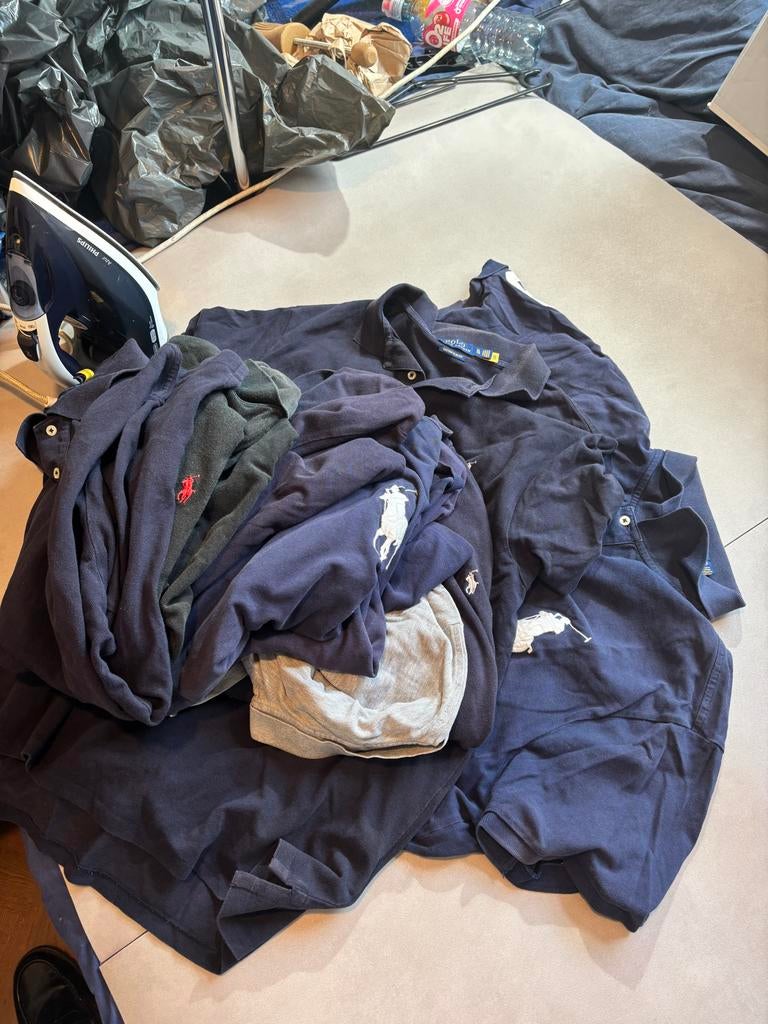 9 Ralph Lauren Polo's - Diverse Maten, Kleding | Heren, Heren-kledingpakketten, Ophalen of Verzenden, Gedragen, Maat 52/54 (L)