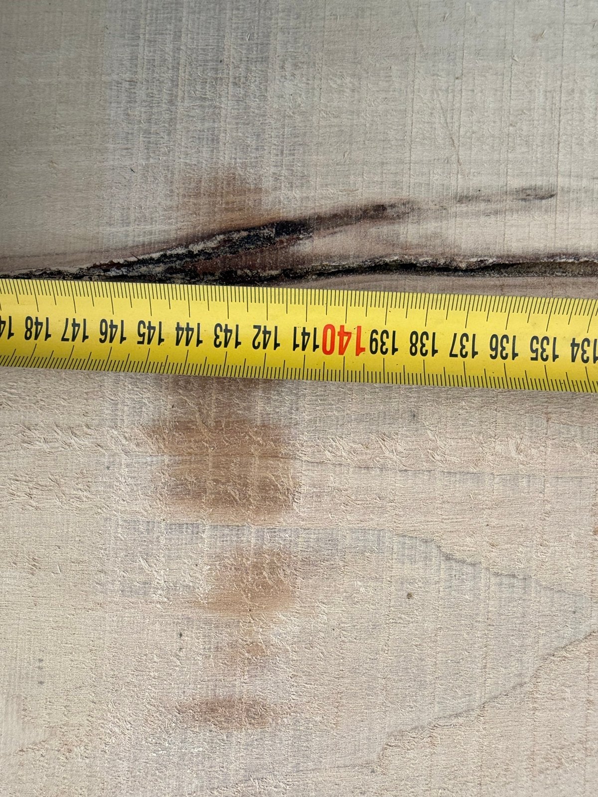 Mooi boomstamblad 140x90x4 cm, Verzenden, Zo goed als nieuw, Minder dan 180 cm, Palen