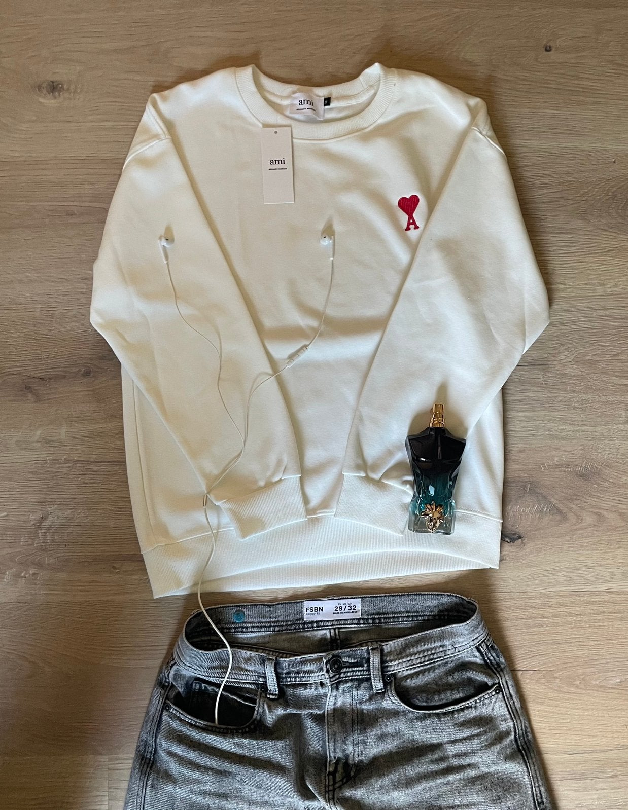 AMI paris trui heren maat M, Verzenden, Nieuw, Maat 48/50 (M), Wit