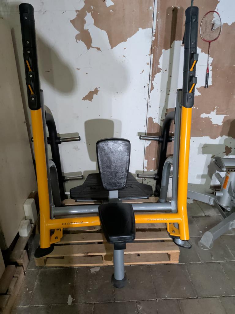 Matrix Magnum Breaker Olympic Shoulder Bench, Ophalen, Zo goed als nieuw, Fitnessbank