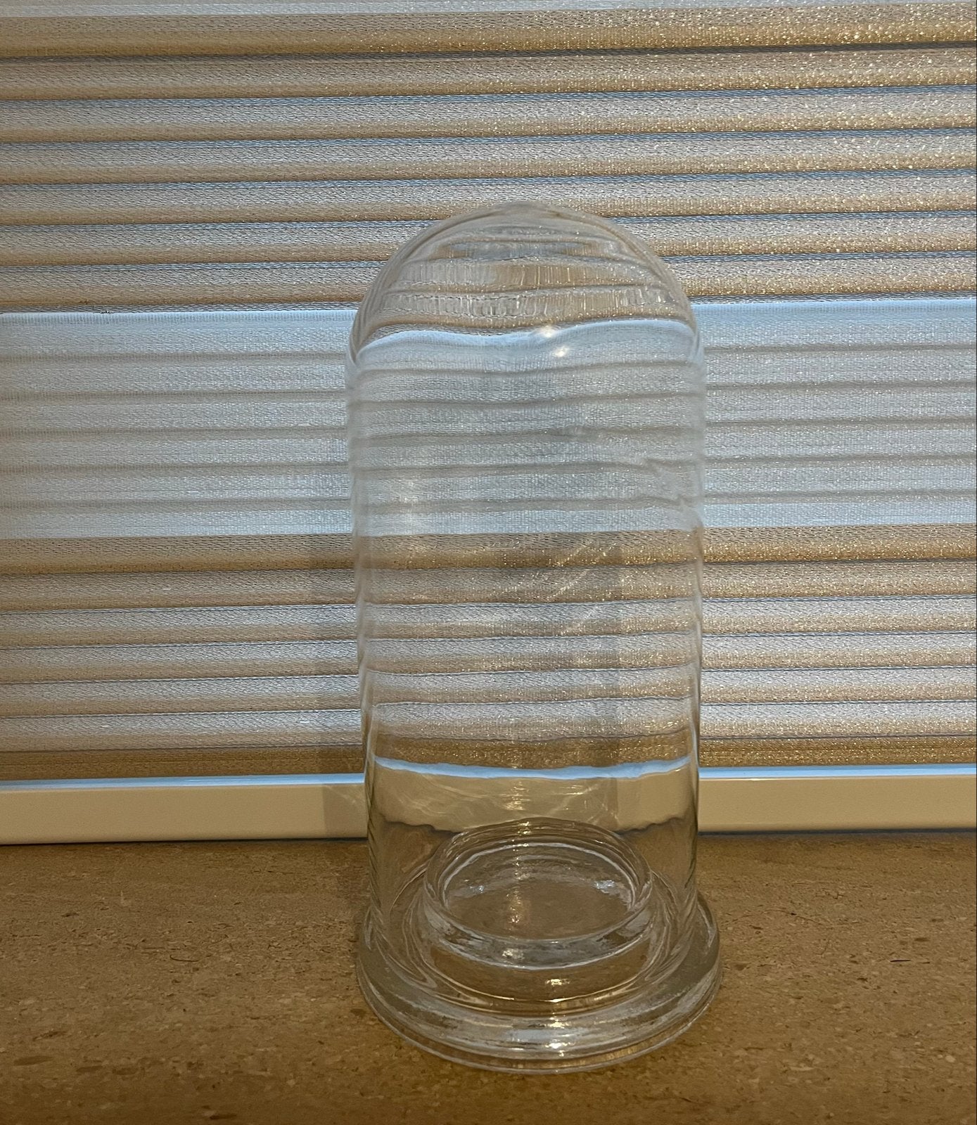 Glazen stolp met voet - nieuw, Ophalen, Met voet, Nieuw, 13 cm