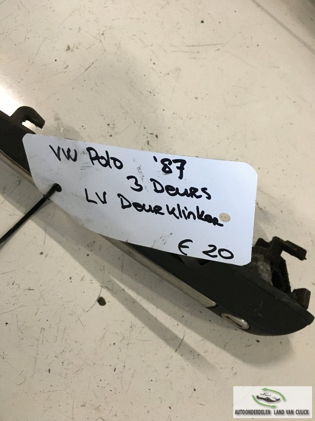 Vw Polo 3 drs 1987 Portiergreep Links, Gebruikt, -, Deur, -